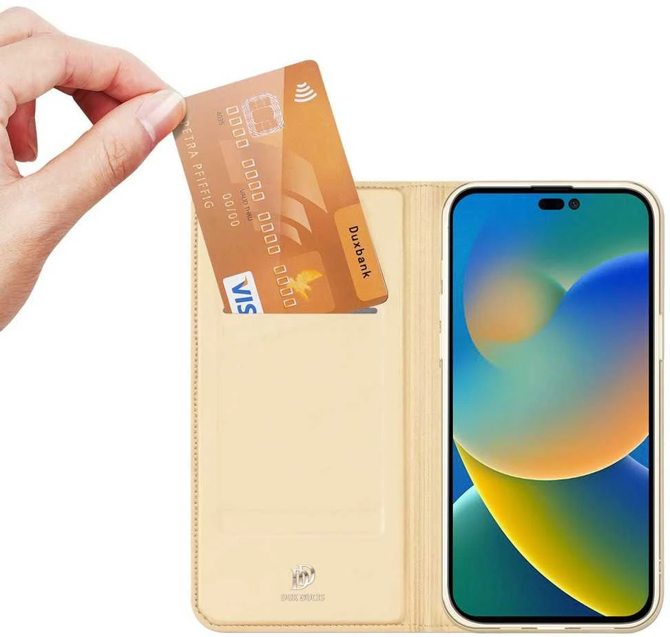 Dėklas Dux Ducis Skin Pro Xiaomi Poco F5 Pro 5G auksinis
