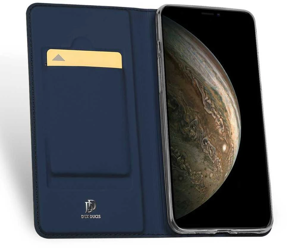 Dux Ducis Skin Pro dėklas skirtas Xiaomi Poco X4 GT/Redmi Note 11T Pro/Pro Plus, tamsiai mėlynas