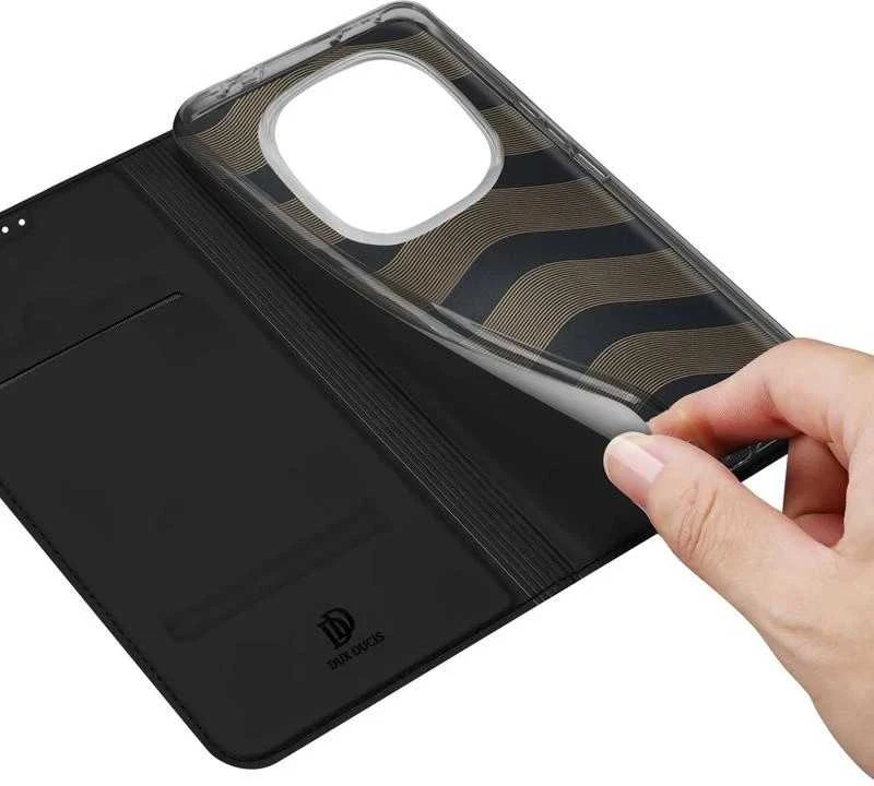 Dėklas Dux Ducis Skin Pro Xiaomi Redmi Note 14 Pro 5G/Poco X7 juodas
