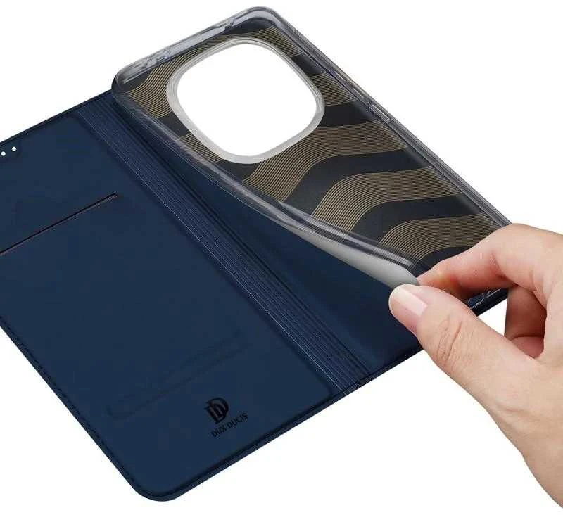 Dėklas Dux Ducis Skin Pro Xiaomi Redmi Note 14 Pro Plus 5G tamsiai mėlynas