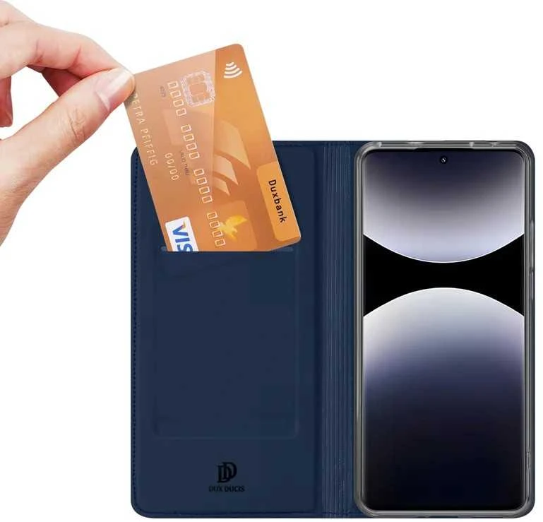 Dėklas Dux Ducis Skin Pro Xiaomi Redmi Note 14 Pro 4G tamsiai mėlynas