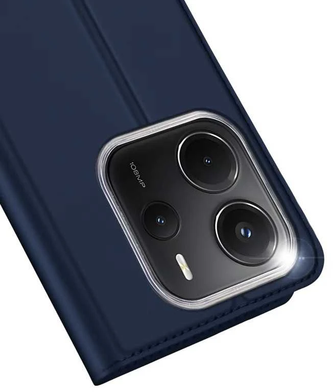 DUX DUCIS piniginės dėklas SKIN PRO, skirtas REDMI NOTE 14 4G (163,25 mm) juodas