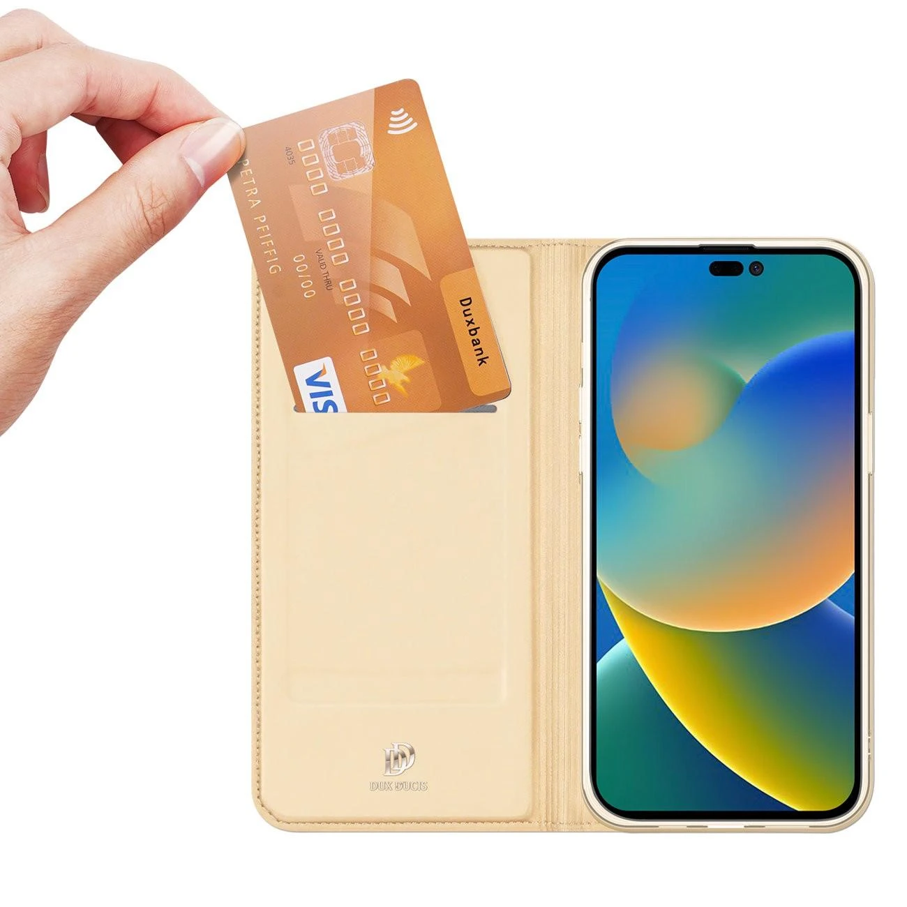 Dėklas Dux Ducis Skin Pro Xiaomi Redmi Note 12/Note 12 4G auksinis