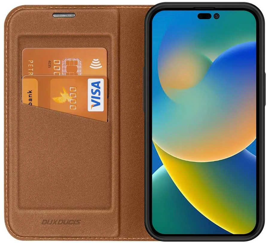 Dux Ducis Skin X2 dėklas skirtas Samsung Galaxy S23+, rudas