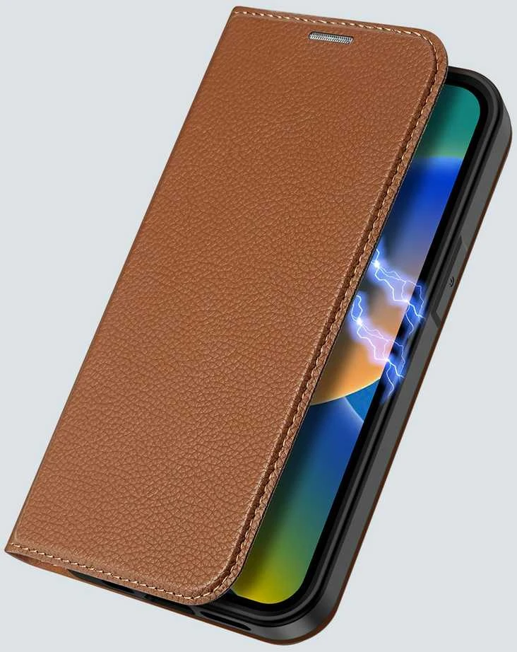 Dux Ducis Skin X2 dėklas skirtas Samsung Galaxy S23+, rudas
