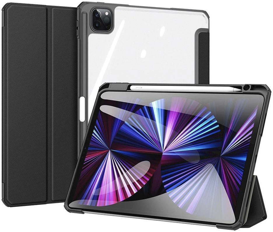 Dėklas Dux Ducis Toby Samsung X200/X205 Tab A8 10.5 2021 juodas