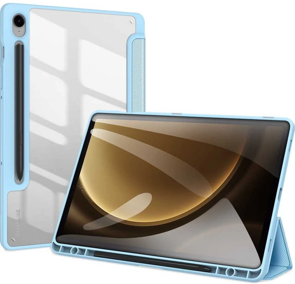 Dėklas Dux Ducis Toby Samsung X520/X526 Tab S10 FE/X710/X716 Tab S9/X510/X516 Tab S9 FE mėlynas