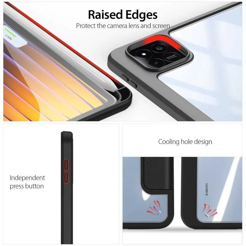 Dėklas Dux Ducis Toby Xiaomi Pad 8/7/7 Pro juodas