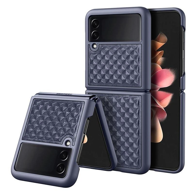Dux Ducis Venice dėklas skirtas Samsung Z Flip 3 5G, mėlynas