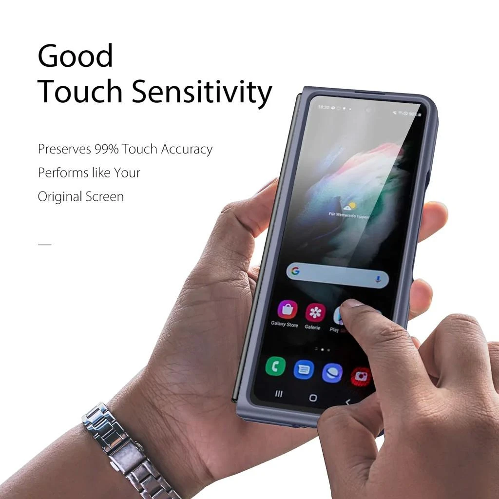 Dux Ducis Venice dėklas skirtas Samsung Z Fold 4 5G, mėlynas