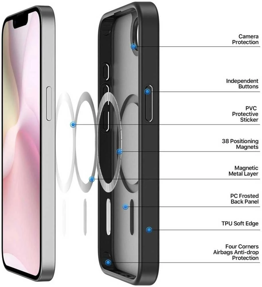 Dėklas DUX DUCIS case YIND for IPHONE 16e juodas