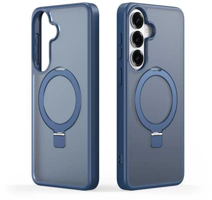 Dėklas Dux Ducis Yind Magnetic Stand Samsung S942 S26 tamsiai mėlynas