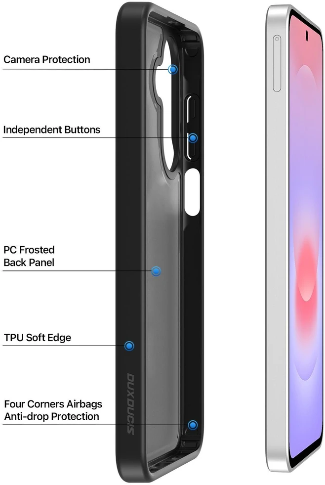 Dėklas Dux Ducis Yind Samsung A276 A27 5G juodas