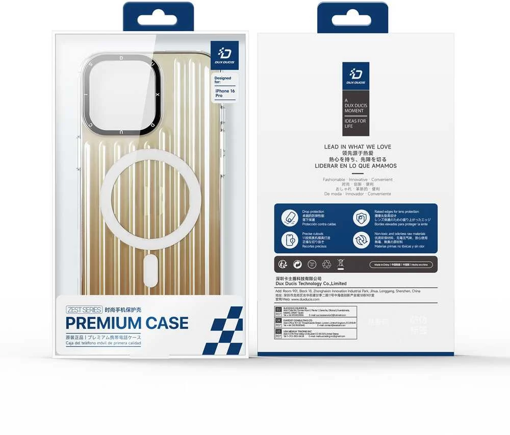 Dėklas Dux Ducis Zest Apple iPhone 16 Pro Max Gradient Desert Gold