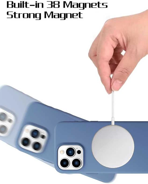 Dėklas HDD Silicone MagSafe Case Apple iPhone 13 tamsiai pilkas