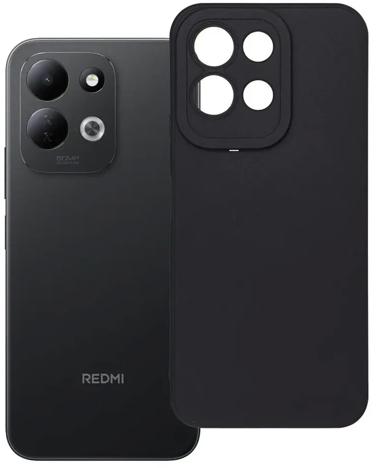 Telforceone Dėklas Matt TPU Xiaomi Redmi 17 4G/5G juodas