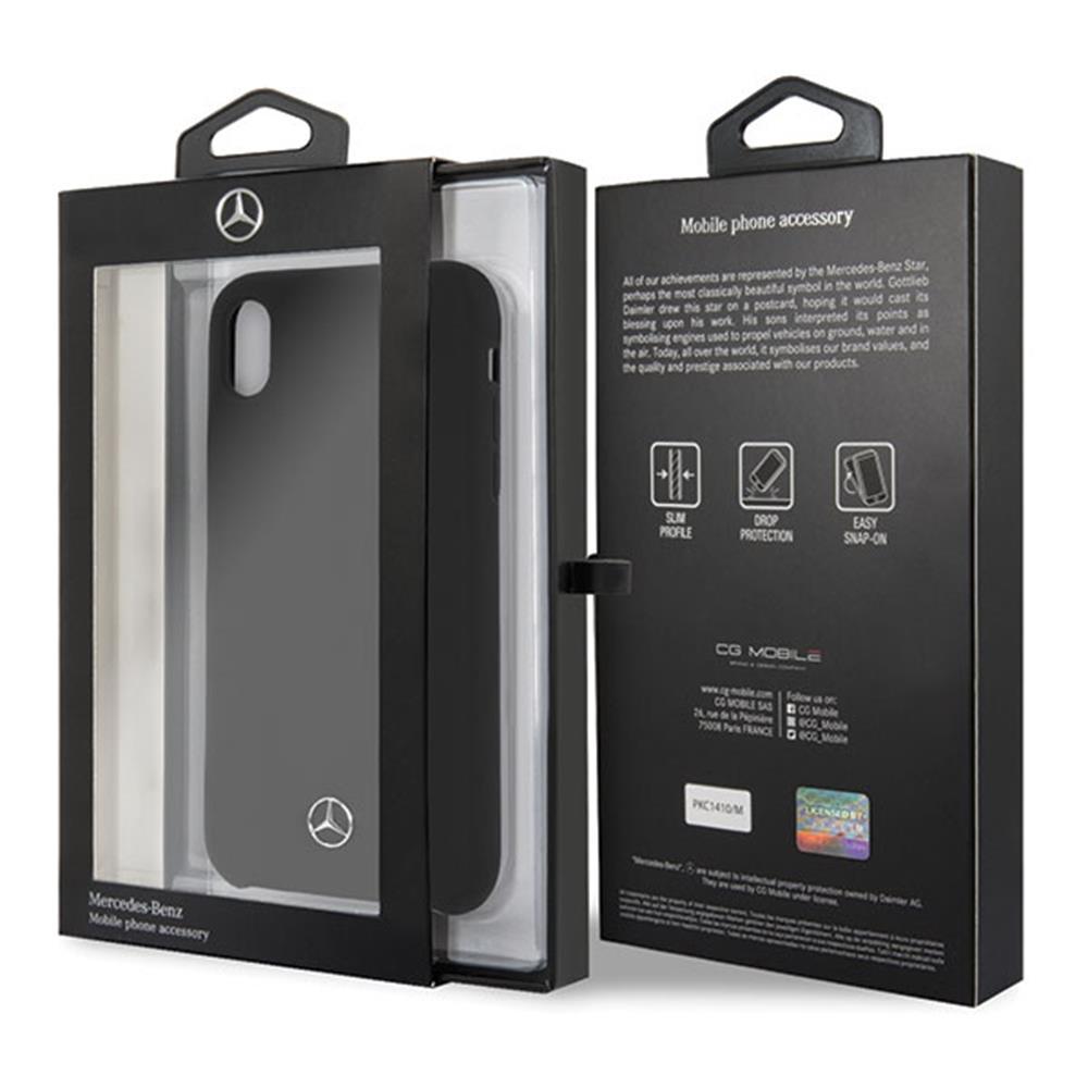 Dėklas Mercedes MEHCI61SILBK Apple iPhone XR juodas