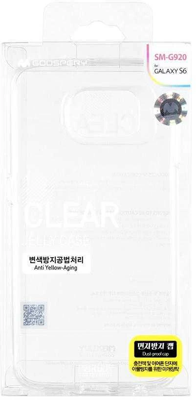 Dėklas Mercury Jelly Clear Xiaomi Redmi Note 8/Note 8 2021 skaidrus