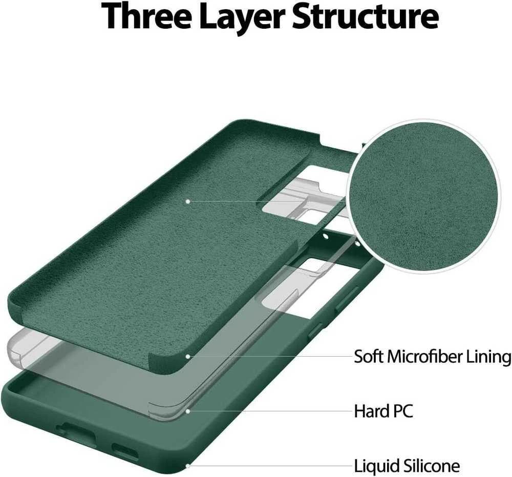 Dėklas Mercury Silikoninis dėklas Apple iPhone 16 Plus tamsiai žalias