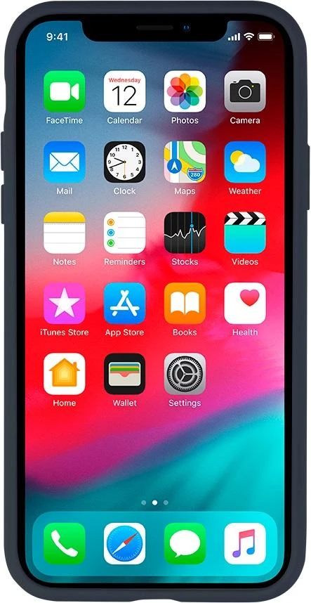 Dėklas Mercury Silikoninis dėklas Apple iPhone 12/12 Pro tamsiai mėlynas