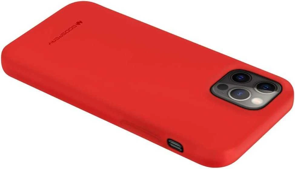 Dėklas Mercury Soft Jelly Case Apple iPhone 16 raudonas
