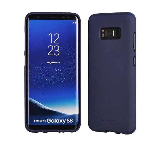Dėklas Mercury Soft Jelly Case Apple iPhone 14 Pro tamsiai mėlynas