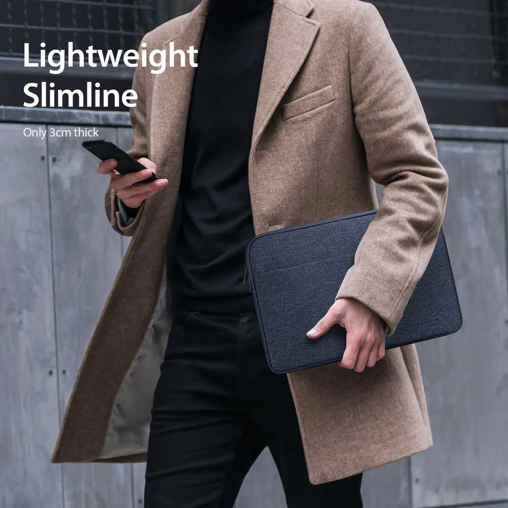 DUX DUCIS dėklas LBDB nešiojamam kompiuteriui 15.5-16" Horizontal Sleeve light pilkas