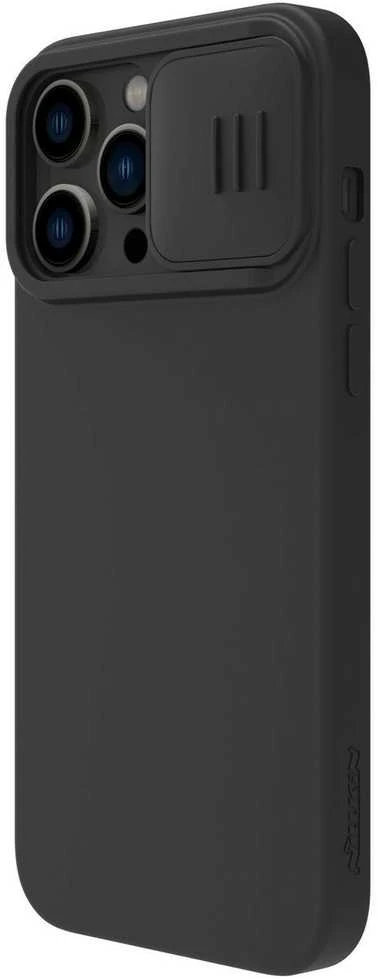 Dėklas Nillkin CamShield Silky Silicone Apple iPhone 13 Pro Max juodas