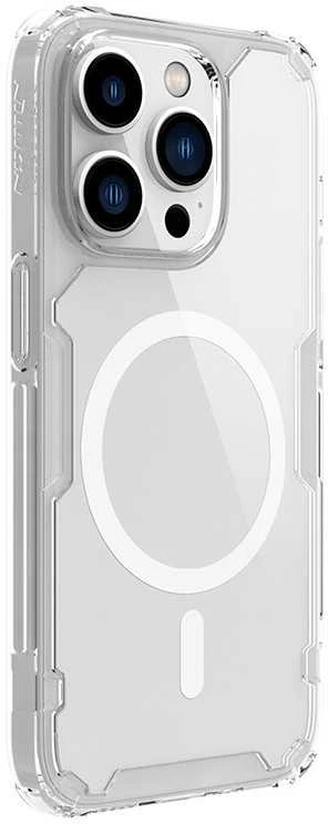 Nillkin Nature TPU Pro magnetinis dėklas, skirtas Apple iPhone 14 Plus (baltas)