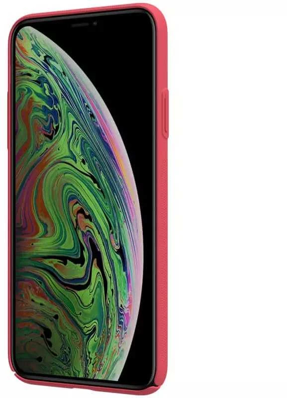 Dėklas Nillkin Super Frosted Shield Xiaomi Redmi Note 12 5G/Poco X5 5G raudonas
