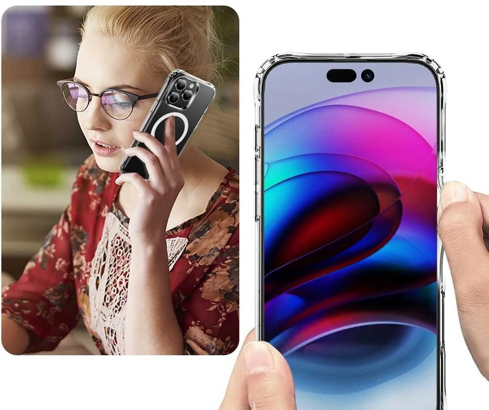 Dėklas Perfectionists Clear Mag Case Apple iPhone 13 Pro skaidrus