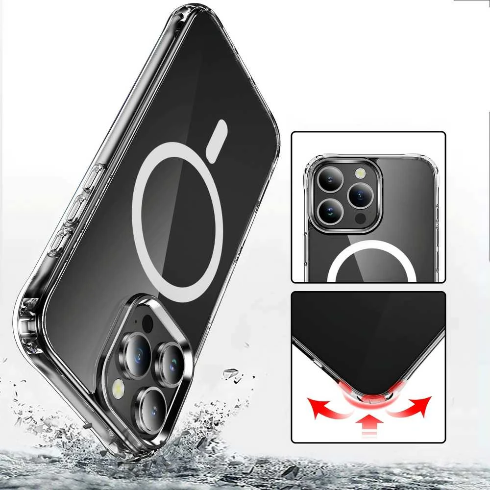 Dėklas Perfectionists Clear Mag Case Apple iPhone 13 Pro skaidrus