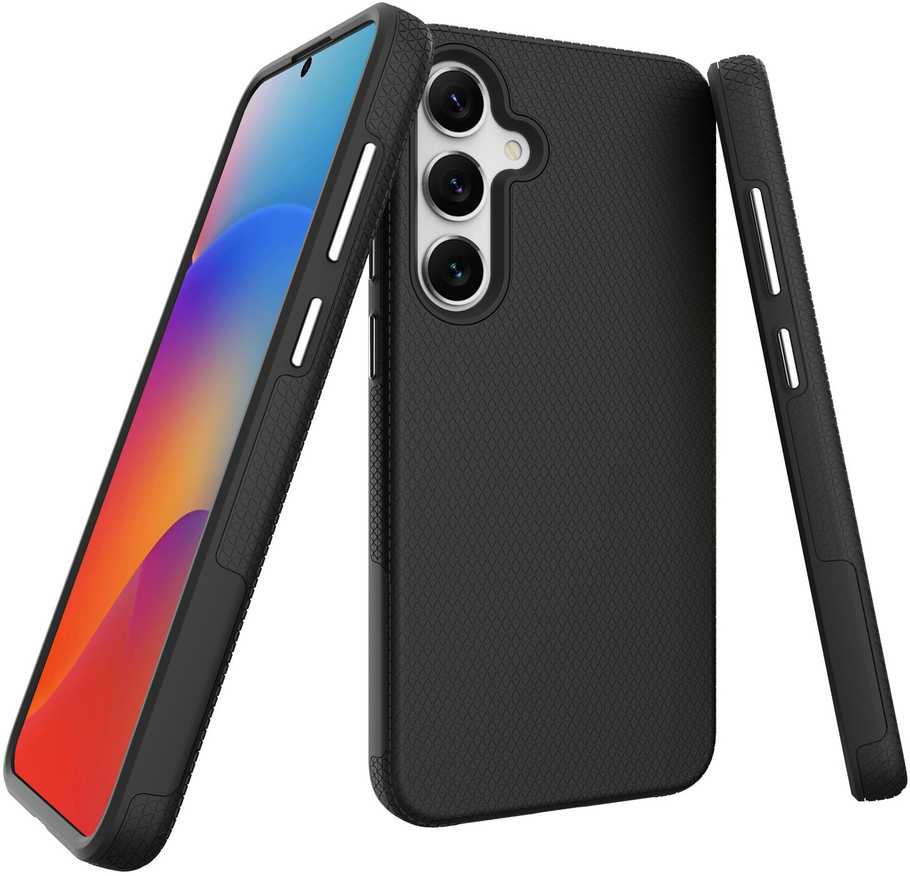 Dėklas Perfectionists Triangle Case Samsung A366 A36 5G juodas