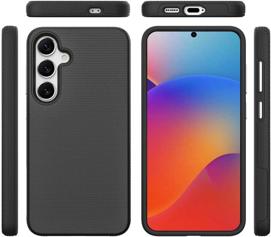 Dėklas Perfectionists Triangle Case Samsung A366 A36 5G juodas