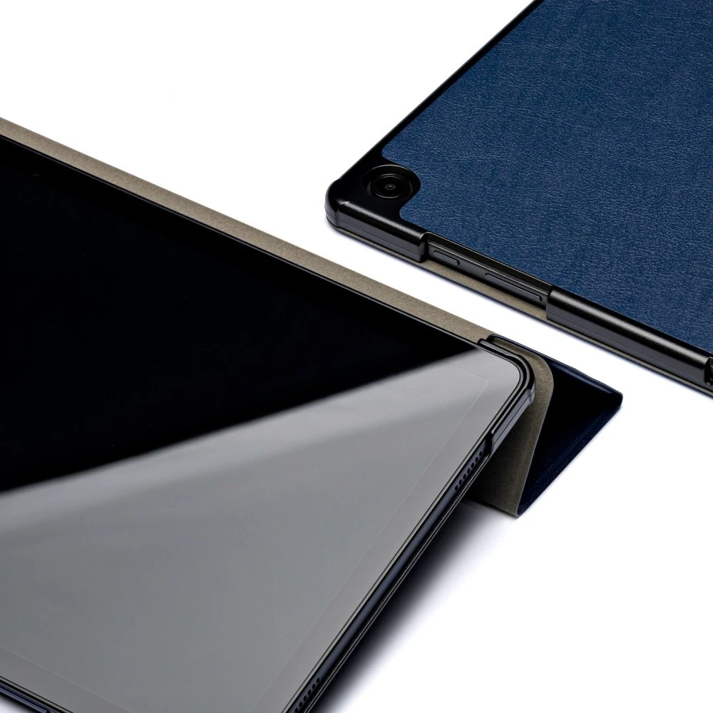 Dėklas Reach Smart Leather Lenovo Tab M10 3rd Gen TB328FU/TB328XU 10.1 tamsiai mėlynas