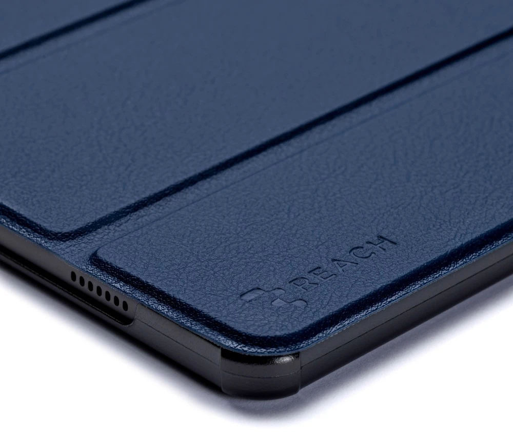 Dėklas Reach Smart Leather Lenovo Tab M10 3rd Gen TB328FU/TB328XU 10.1 tamsiai mėlynas