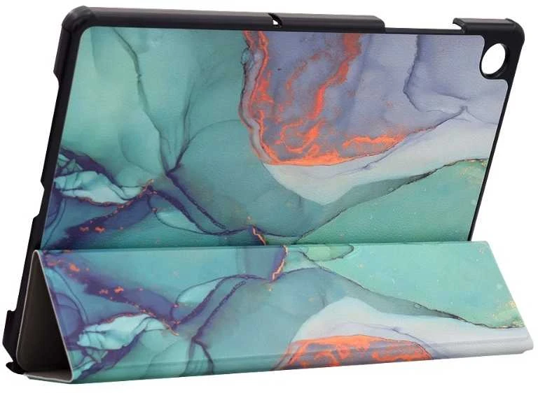 Dėklas Reach Smart Leather Samsung X210/X215/X216 Tab A9 Plus 11.0/X230/X235/X236 Tab A11 Plus 11.0 marble