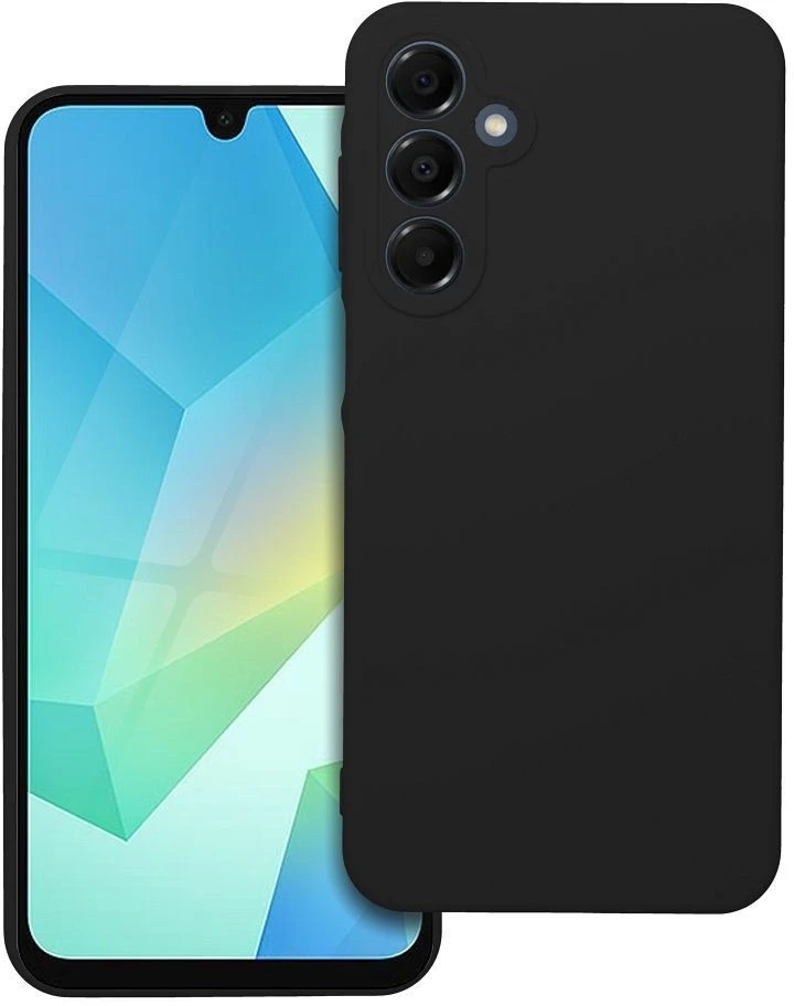 Oem SILICONE dėklas skirtas Samsung Galaxy A16 5G / A16 4G juodos spalvos