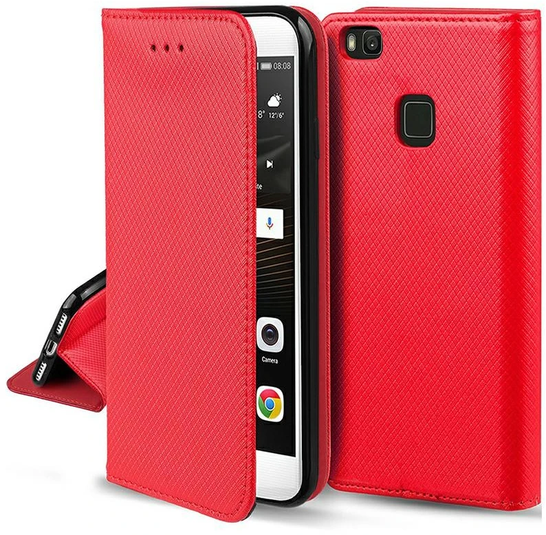 Telforceone Dėklas Smart Magnet Xiaomi Redmi 17 4G/5G raudonas