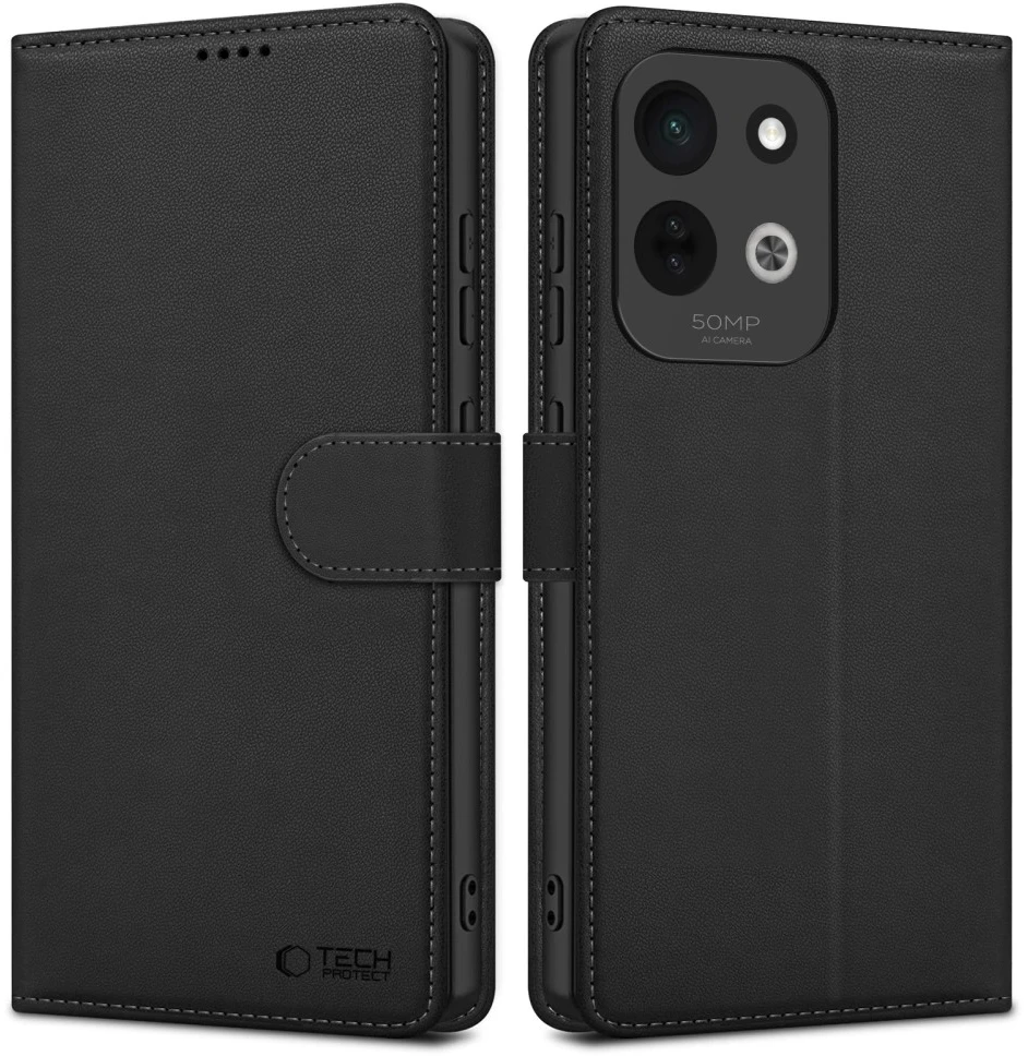 TECH-PROTECT PINIGINĖS TIPO DĖKLAS XIAOMI REDMI 17 4G / 5G Juodas