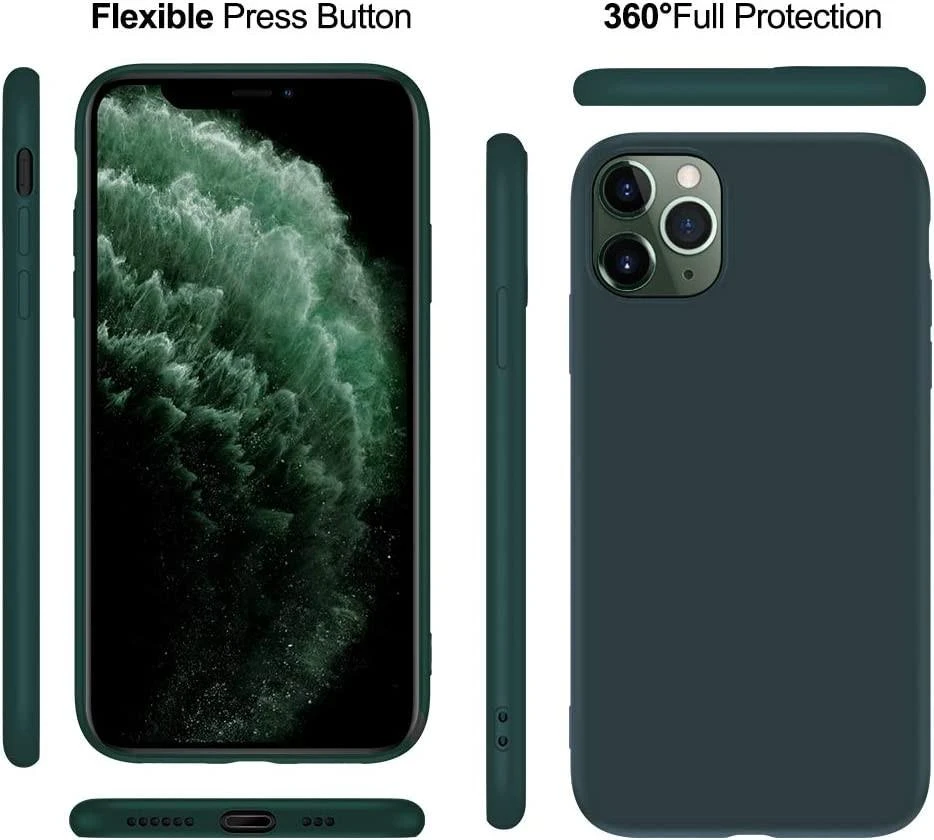 Dėklas X-Level Dynamic Apple iPhone 12/12 Pro tamsiai žalias