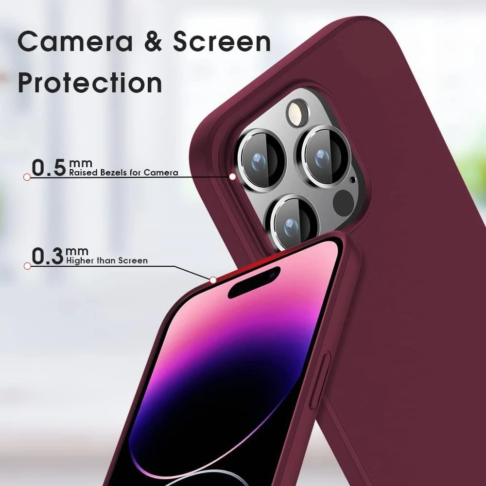 Dėklas X-Level Guardian Apple iPhone XR tamsiai raudonas