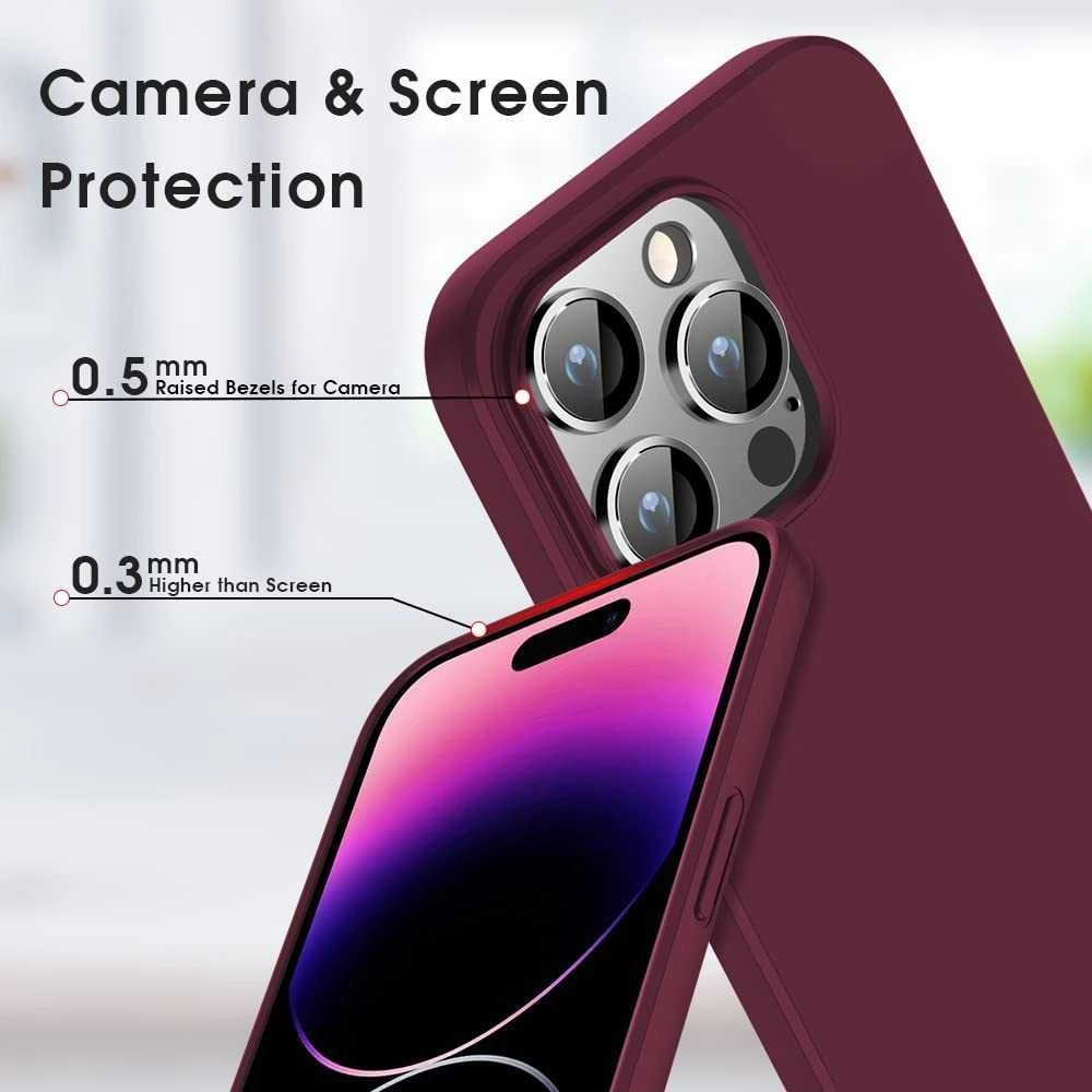 Dėklas X-Level Guardian Xiaomi Redmi 15C 4G/5G/Poco C85 4G/5G tamsiai raudonas