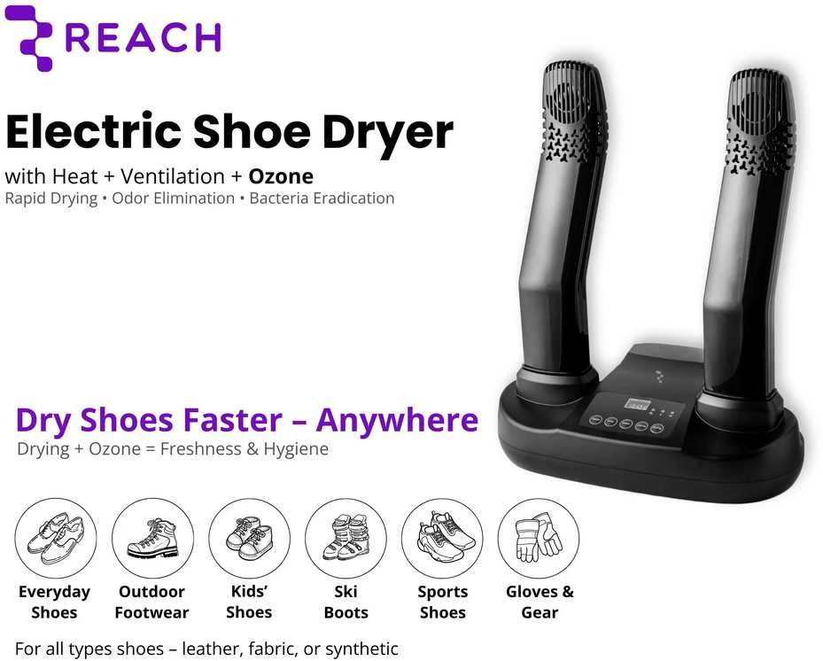 Batų džiovintuvas Reach Drystep Alpha su funkcijų aprašymu