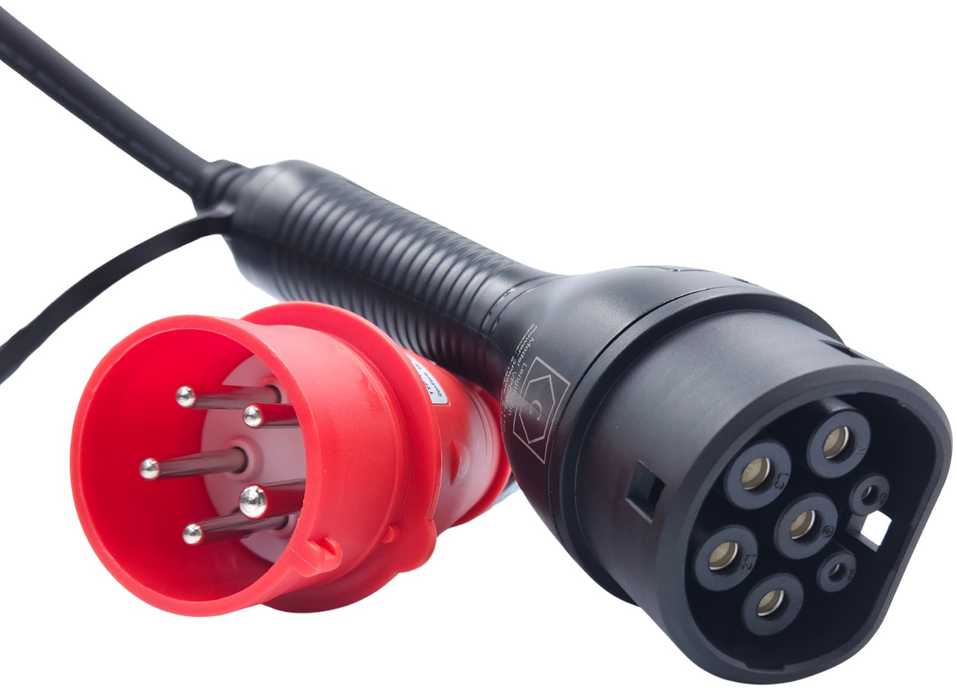 Elektromobilių įkroviklis Reach PEVC5 3 fazės Type2 16A 11kW 5.0m