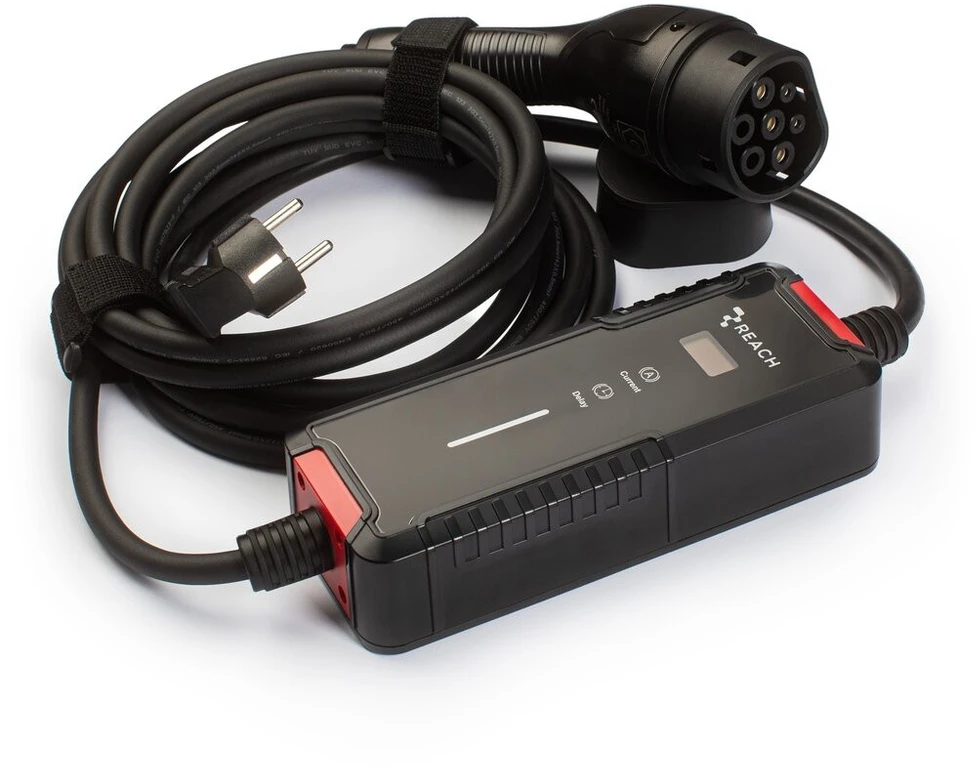 Elektromobilių įkroviklis Reach PEVC8 220V Type2 16A 3.5kW 5.0m