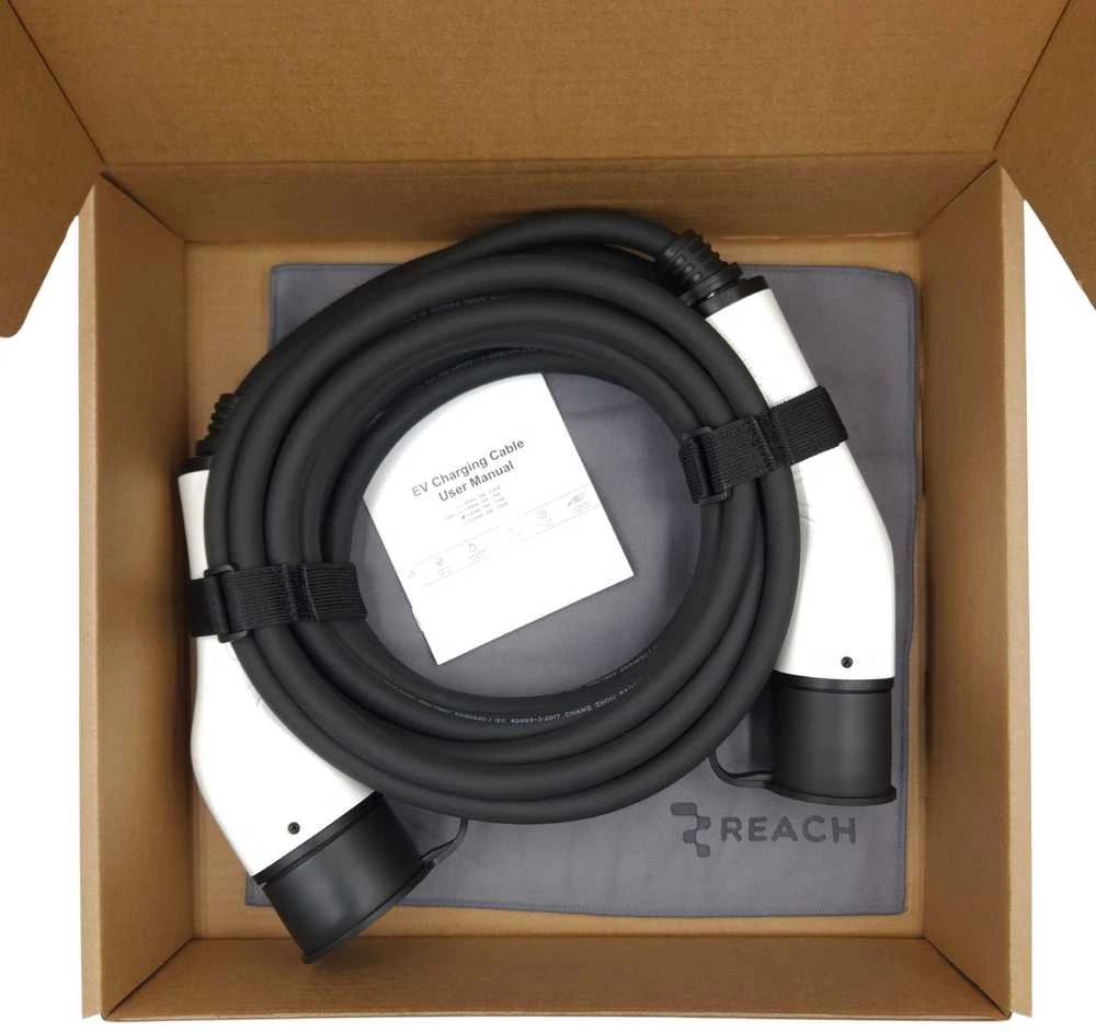 Elektromobilių įkrovimo laidas Reach EVCC1 Type2-Type2 16A 11kW 7.0m