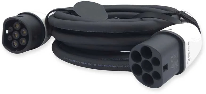 Type2-Type2 įkrovimo laidas 5m
