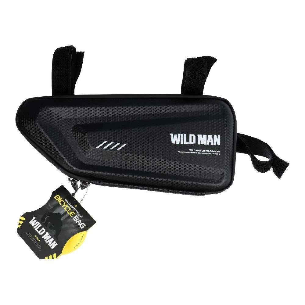 Forever Universalus telefono laikiklis WILDMAN E4 1,5L 4"- 7" dviračiui su užtrauktuku juodas