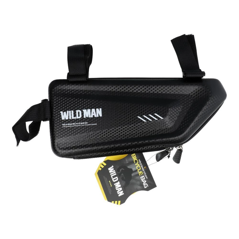 Forever Universalus telefono laikiklis WILDMAN E4 1,5L 4"- 7" dviračiui su užtrauktuku juodas